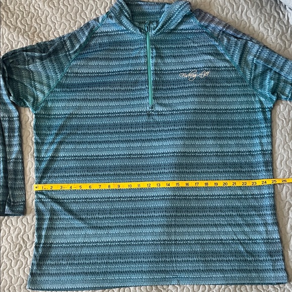 Striped Blue Men's Rash Guard - Picture 4 of 6